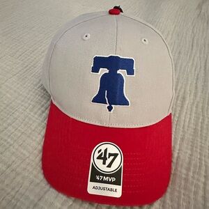 47 Brand Liberty Bell Phillies Hat - Adjustable OSFA Red/Gray